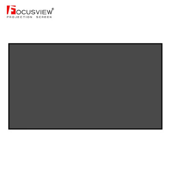 Focusview焦点屏幕 黑钻抗光画框软幕中长焦抗光幕家庭影院会议室抗光幕 焦点黑钻 抗光软幕【发货时间：15个工作日】 100英寸