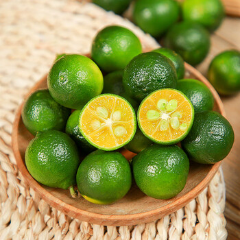 尹福记 海南青小金桔 新鲜金桔柠檬小青橘当季生鲜水果 3斤 海南青