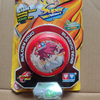 火力少年王3海外版悠悠球姚杰凌亮角色球异域使者雷霆 红色角色球