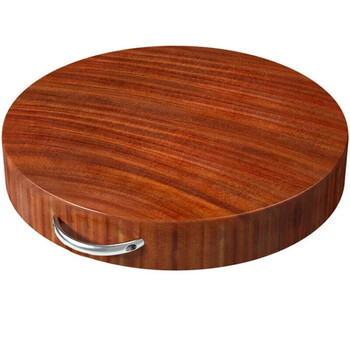 菲隆优质铁木砧板菜板实木家用圆形家用厨房整木菜墩切菜板案板墩275