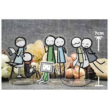 小绿和小蓝周边 小绿和小蓝周边 双人组立牌机绿挂件 绿蓝永灰七笛