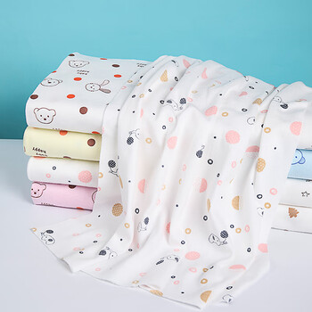 婴儿尿布纯棉可洗介子布戒子尿片新生儿夏天芥子宝宝布料隔尿夏季粉色