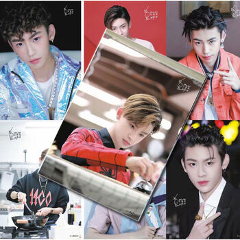 海报 小鬼亲笔签名写真高清照片周边墙贴宿舍墙纸超大壁画纸玫瑰