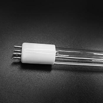 祁裕泰单端四针水处理uv紫外线灯管过流石英杀菌灯管半潜污水净化t5水