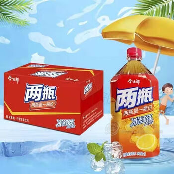 今麦郎冰红茶饮料柠檬茶1l大瓶装整箱绿茶茉莉蜜茶清茶饮品 1l冰红茶