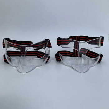 绿磁篮球面具护脸护鼻面罩透明篮球运动护具足球nba面具运动防撞面具