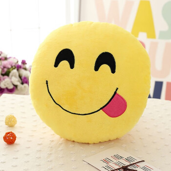 流汗黄豆抱枕 流汗黄豆抱枕表情包抱枕毛绒玩具公仔枕头笑脸靠垫睡觉