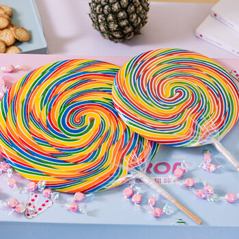 六一儿童节糖果超大波板糖1000g高颜值巨大棒棒糖礼盒送女生礼物 80g