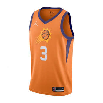 nba太阳队1号布克3号保罗球衣城市版篮球服背心75周年宣告限定 保罗