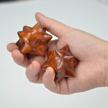 花椒木点穴手球老人健身手玩球把件球康复锻炼手灵活手麻无力按摩器手