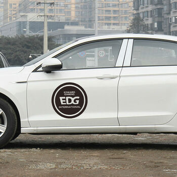 edg汽车贴纸lpl战队logo图标银龙重铸之日骑士归来之时车身后玻璃