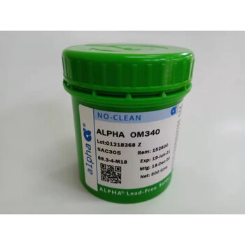 锡膏alpha om- 340 om338pt cvp390锡泥环保无卤焊膏【图片 价格 品牌