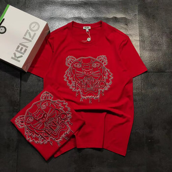 高田日潮高版本同款2022春夏新款男装kzo三高田虎头碎花重工刺绣贤