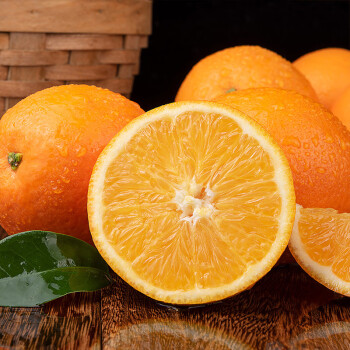 喀蔻江西赣南脐橙大果新鲜橙子当季水果手剥冰糖甜橙果冻橙赣州80mm含
