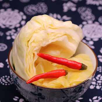 正宗四川农家自制传统老坛即食泡酸包菜卷心菜酸辣白菜 原味泡包菜5斤