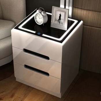 小米米家智能床头柜新款无线智能可充电床头柜多功能轻奢简约现代床头