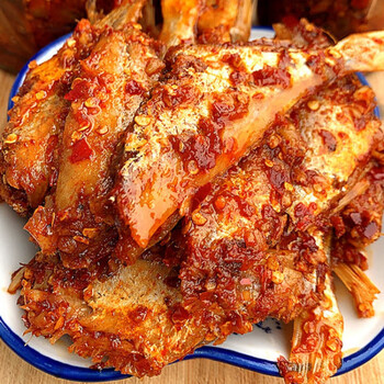 江西特产香辣咸鱼干农家自制罐装开盖即食赣州特色小吃开胃下饭菜香辣