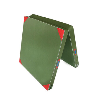 ostravar 中小学校体测舞蹈体操折叠海绵垫子测试仰卧起坐牛津垫 高