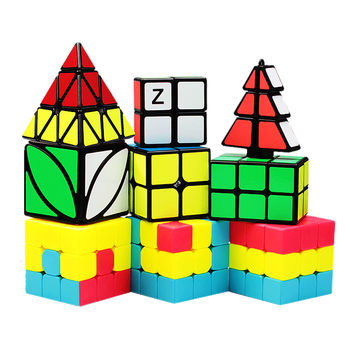 3阶初学幼儿园儿童入门一阶玩具火焰山 三明治汉堡 毛毛虫 布丁魔方