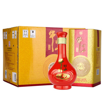 牛栏山二锅头年轮系列白酒 年轮整箱 红色瓶 结婚庆 送礼 聚会 喜庆