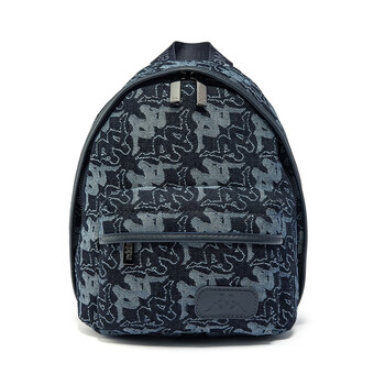 kappa卡帕双肩包女满印运动多口袋背包电脑包 青鲨蓝满印-8224p 均码