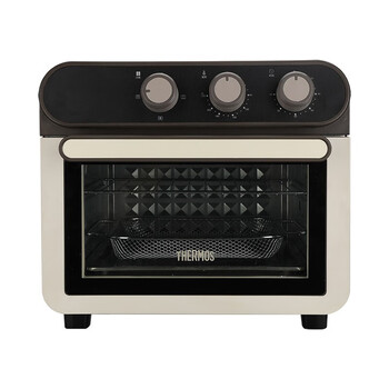 thermos膳魔师(thermos)  空气炸电烤箱18l旋钮式 多功能烘焙烤箱1600
