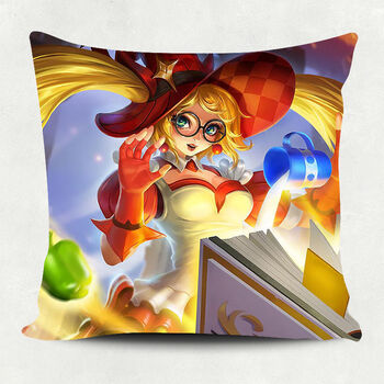 王者荣耀抱枕周边全英雄睡觉抱枕床头靠枕鲁班诸葛亮貂蝉双面定制