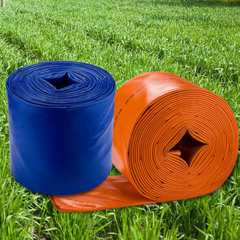 5寸农用涂塑排水排涝水带抽水灌溉工程工业消防水管pvc高压加厚带润景