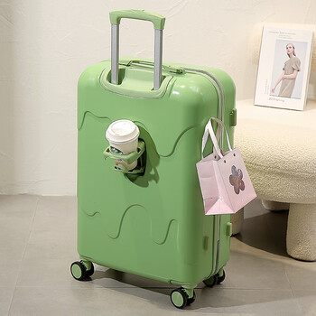 稻草人行李箱1820登机2022新款皮箱男女可爱耐用结实小型轻便果绿色18