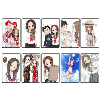 刻沫擅长捉弄的高木同学周边卡贴定制二次元动漫卡贴画学生公交卡贴纸