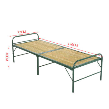 东方雅岚凉板床竹板床办公午休床折叠床加固竹条床单人双人床行军床竹