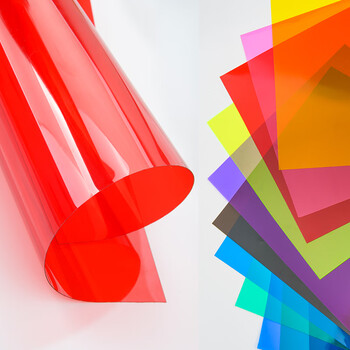 彩色pvc片材透明塑料片pp磨砂胶片pet吸塑卷材pc硬板薄片覆膜定制透明