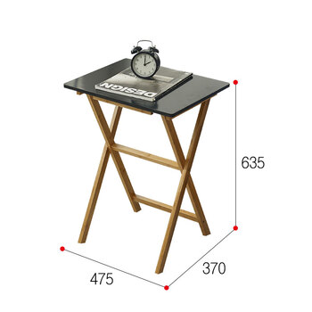 便携折叠桌学习小桌子小户型学习方桌阳台沙发简易实木饭移动餐桌