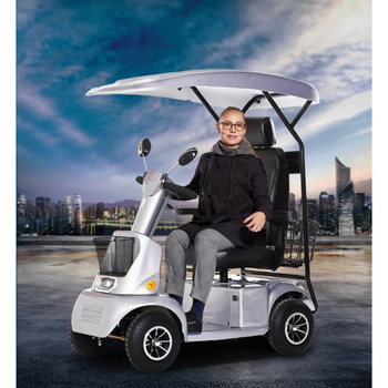 【京健康】小巴士老年人四轮电动代步车残疾人助力家用小型成人电瓶车