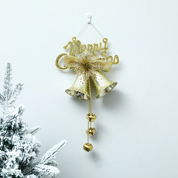 伊麦卡 圣诞节铃铛圣诞树挂件挂饰墙挂门挂吊顶装饰装扮花环布置装饰