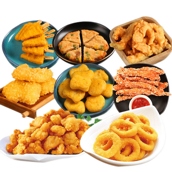 惠发 炸鸡小吃 半成品菜 空气炸锅食材 冷冻油炸半成品鸡柳 鸡块 黑