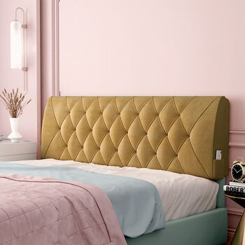 床头靠垫软包床头榻榻米大靠背双人床卧室简约现代靠枕床头可拆洗深咖