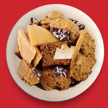 上海四鲜烤麸罐头354*5罐即食户外下饭菜红烧熟食方便速食 四鲜烤麸