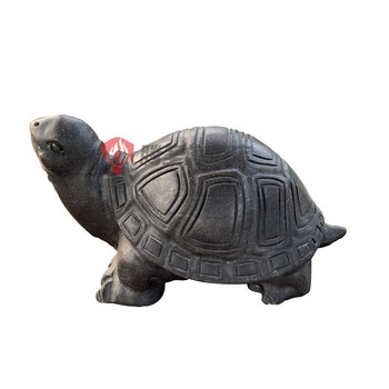 龟雕刻流水鱼缸装饰石头乌龟 长10宽6高5厘米打蜡(1个)【图片 价格 品