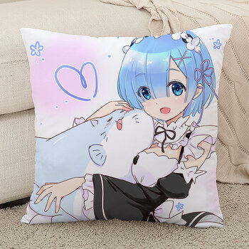 蕾姆抱枕雷姆周边从零开始的异世界生活定制靠垫二次元动漫靠枕头 03