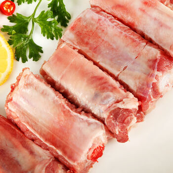 猪排骨纯肋排猪肉猪排骨肉猪寸排前排小排骨肉4斤4斤纯肋排段