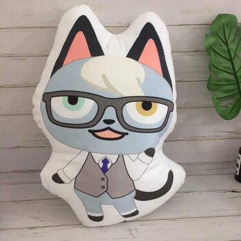 集合啦动物森友会抱枕玩具公仔狸克杰克生日礼物杰克猫全身13cm005kg