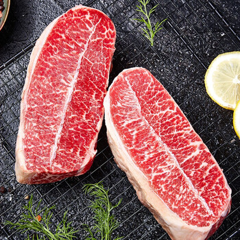 肉膳房 黑安格斯prime级板腱牛排原切200g 牛扒进口冷冻雪花牛肉生鲜