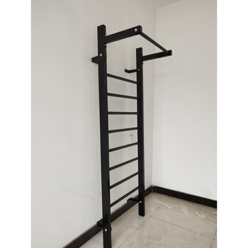 余今肋木架室内矫形锻炼墙壁安装肋木脊柱侧弯训练架瑜伽压腿架黑色