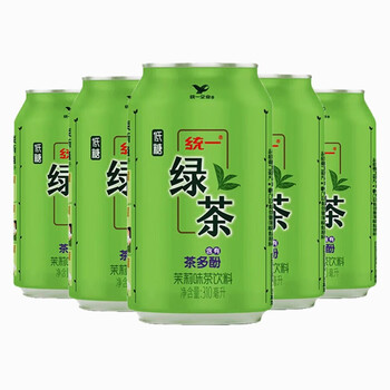 统一混合310ml*12/24罐桃汁橙汁绿茶金桔柠檬冰红茶饮料夏季休闲饮品