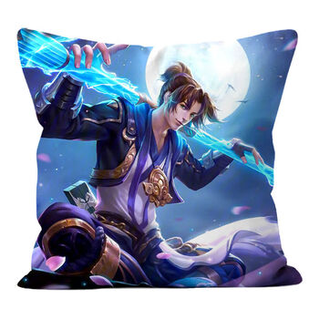 诸葛亮凯大乔貂蝉王者游戏靠垫创意礼物孙悟空至尊宝3535迷你款含枕芯