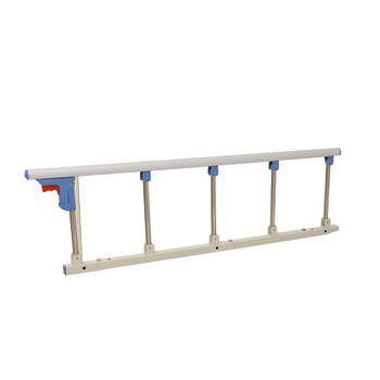 护理床配件护栏加厚不锈钢折叠护栏翻身护理床五档护栏白色