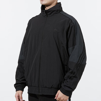 外套男adidas阿迪达斯棒球服男休闲宽松梭织运动服夹克gt6358 gt6358