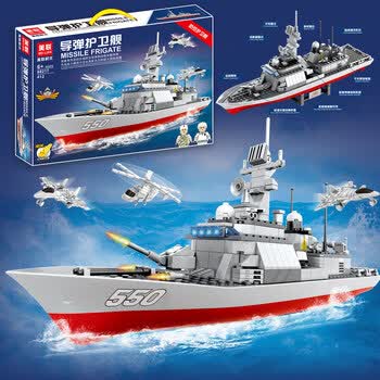 乐高lego二战军事系列航空母舰驱逐舰航母军舰男孩子拼装模型拼装中国