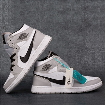 沙筱奕莆田aj男鞋高帮运动空军一号男篮球鞋影子灰aj1黑曜石联名低帮